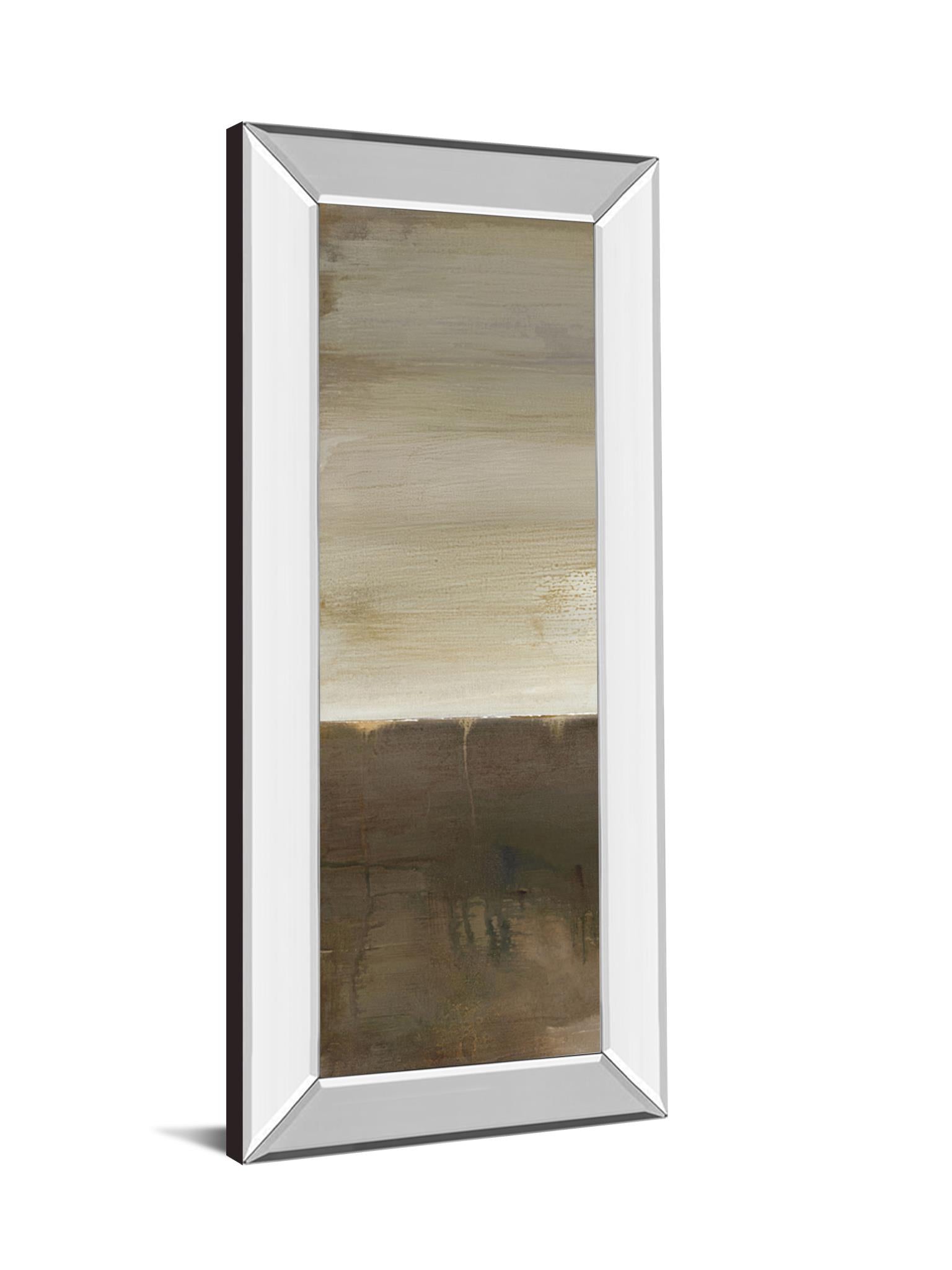 Mirrored Frame September Fog Descending By Heather Ross 18X42 Mirror Frame Print