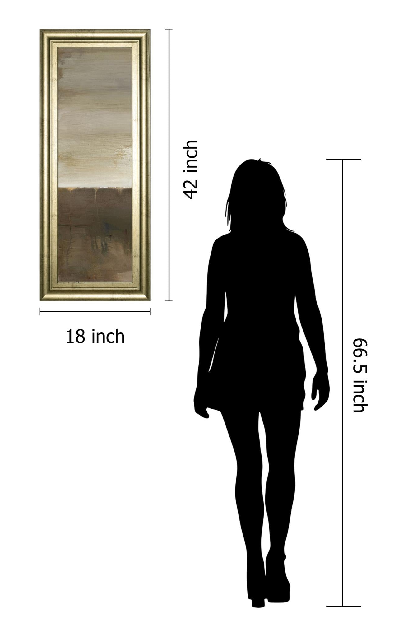 September Fog Descending By Heather Ross 18X42 Framed Print