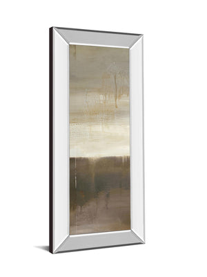 Mirrored Frame September Fog Descending By Heather Ross 18X42 Mirror Frame Print