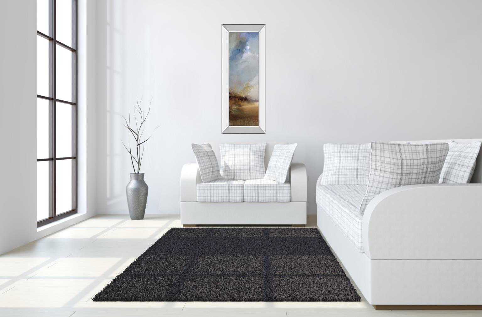 Mirrored Frame Haven By Cat Tesla 18X42 Mirror Frame Print