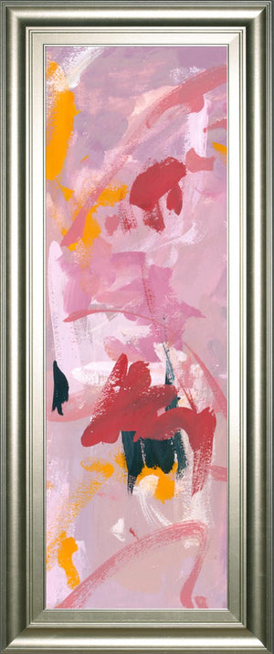 Composition 1A By Melissa Wang 18X42 Framed Print