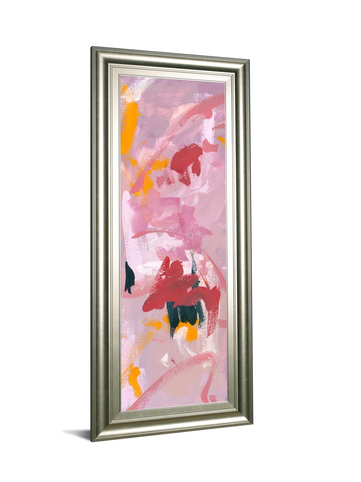 Composition 1A By Melissa Wang 18X42 Framed Print