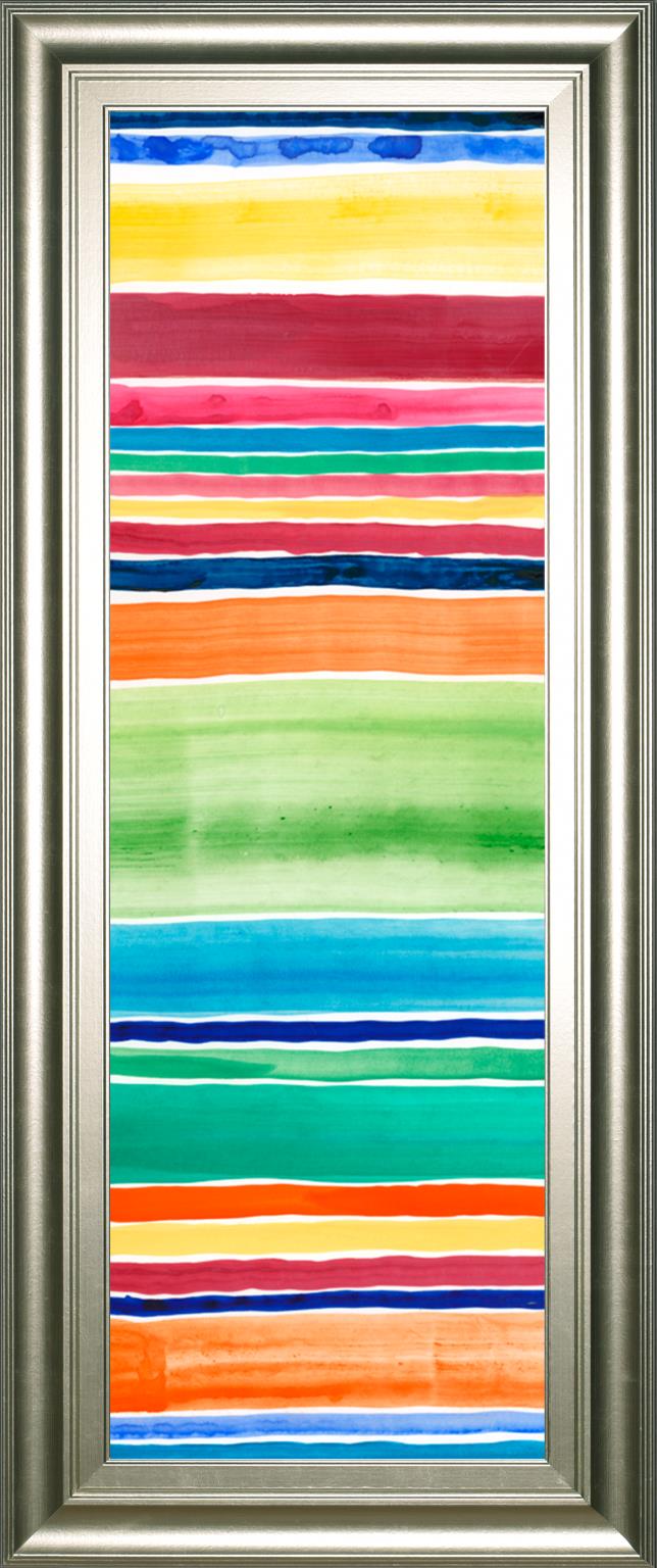 Cabana Panel I By Regina Moore 18X42 Framed Print