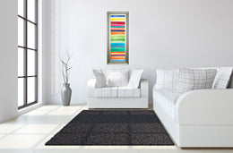 Cabana Panel I By Regina Moore 18X42 Framed Print