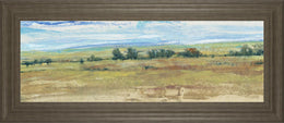 Distant Treeline Panel I By Tim Otoole 18X42 Framed Print