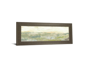 Greenery Horizon Line Ii By Jennifer Goldberger 18X42 Framed Print
