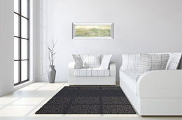 Mirrored Frame Greenery Horizon Line Iii By Jennifer Goldberger 18X42 Mirror Frame Print