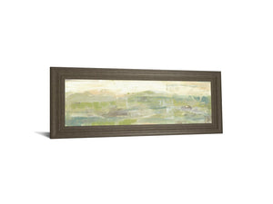Greenery Horizon Line Iii By Jennifer Goldberger 18X42 Framed Print