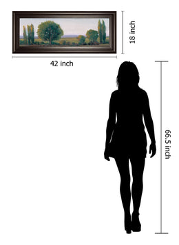 Panoramic Treeline I By Tim Otoole 18X42 Framed Print