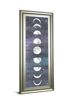 Moon Chart I By Naomi Mccavitt 18X42 Framed Print