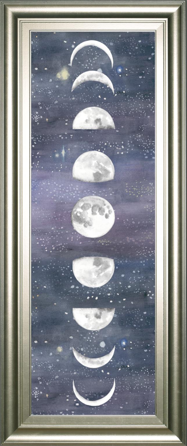 Moon Chart Ii By Naomi Mccavitt 18X42 Framed Print