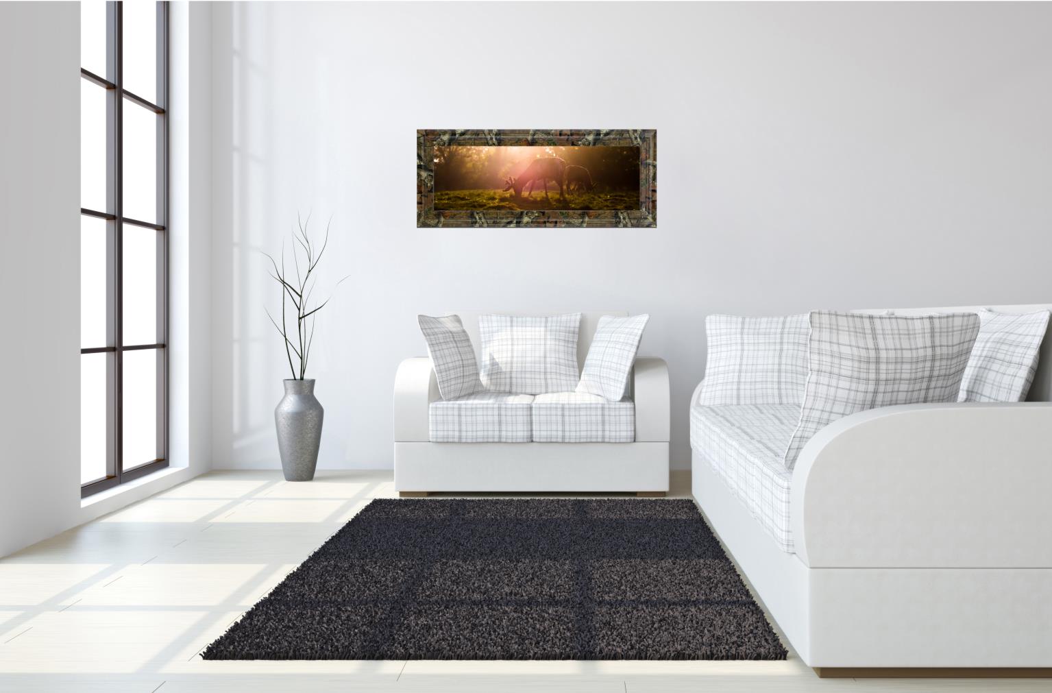 Morning Haze By Joe Reynolds ***Monl*** 18X42 Framed Print