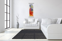 Mirrored Frame Vapor I. B By Jason Johnson 18X42 Mirror Frame Print