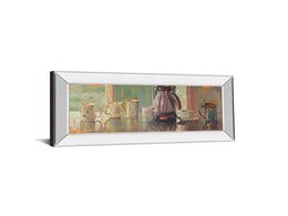 Mirrored Frame Gathering I By Lorraine Vail 18X42 Mirror Frame Print
