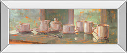 Mirrored Frame Gathering Ii By Lorraine Vail 18X42 Mirror Frame Print