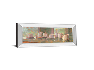 Mirrored Frame Gathering Ii By Lorraine Vail 18X42 Mirror Frame Print