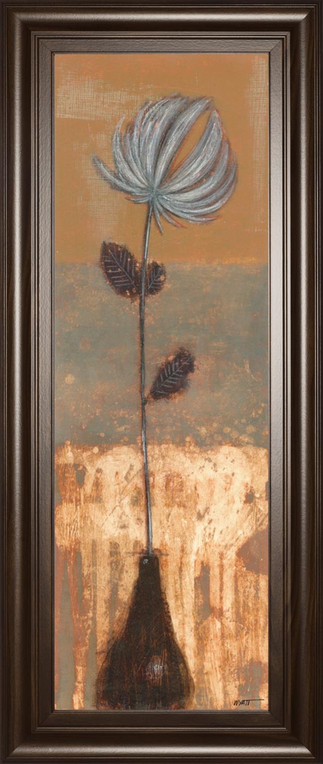 Solitary Flower Ii By Norman Wyatt 18X42 Framed Print