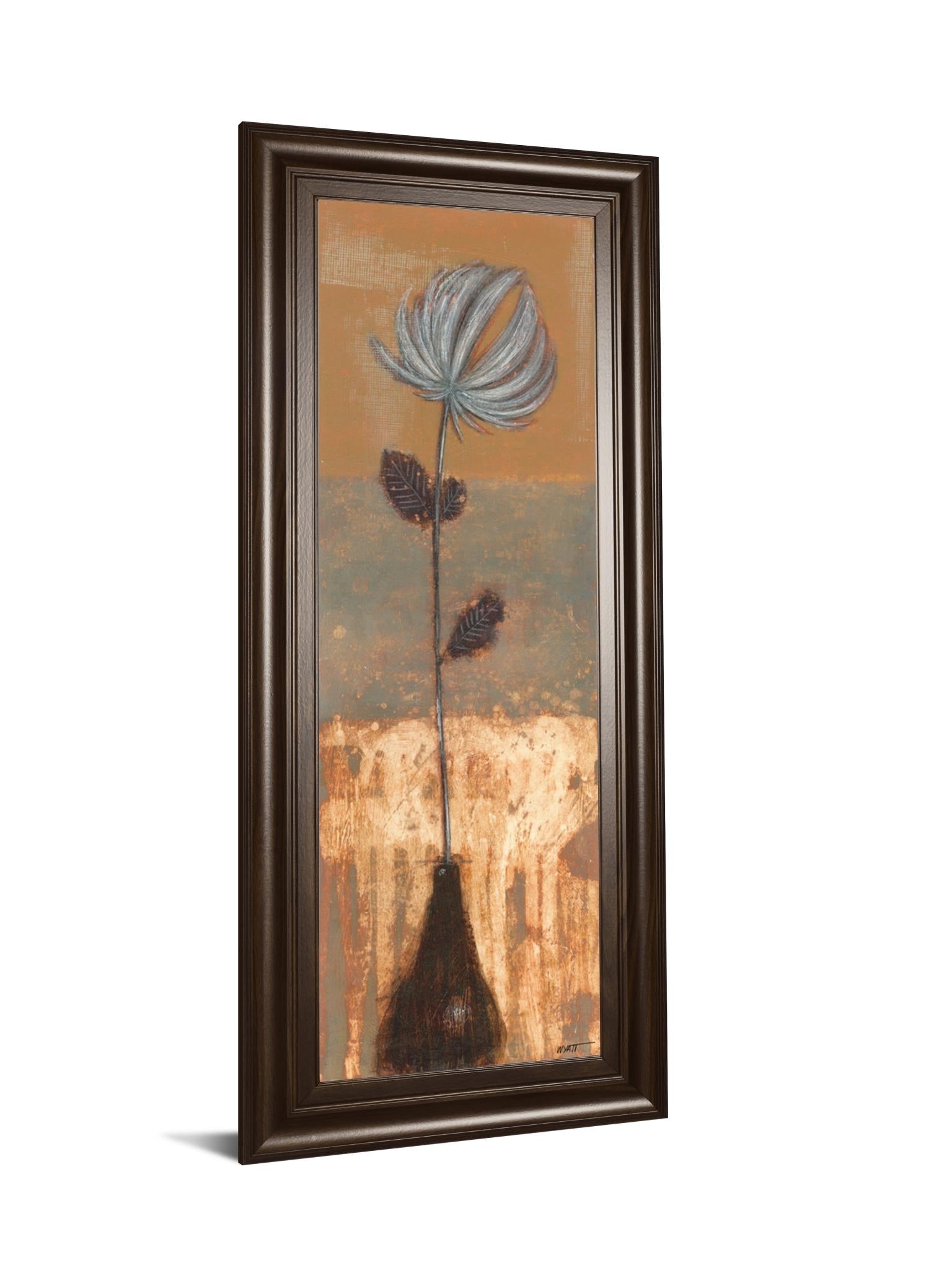 Solitary Flower Ii By Norman Wyatt 18X42 Framed Print