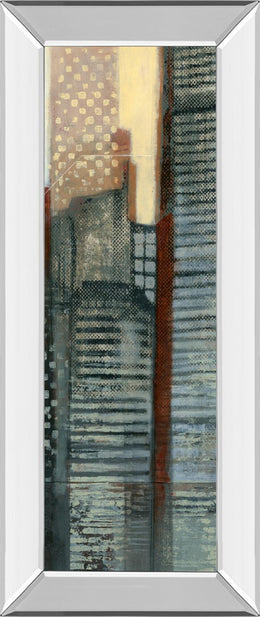 Mirrored Frame Urban Landscape V By Norman Wyatt 18X42 Mirror Frame Print