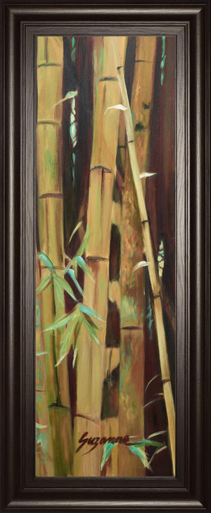 Bamboo Finale Ii By Suzanne Wilkins 18X42 Framed Print