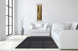 Mirrored Frame Bamboo Finale Ii By Suzanne Wilkins 18X42 Mirror Frame Print