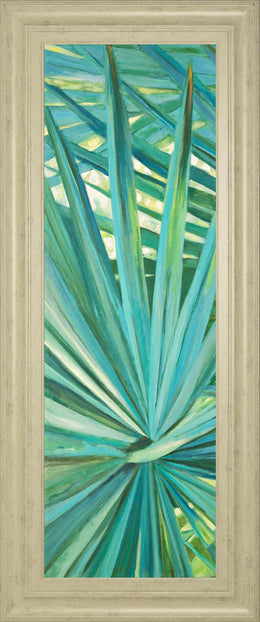 Fan Palm I By Suzanne Wilkins 18X42 Framed Print
