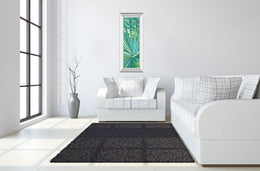 Mirrored Frame Fan Palm I By Suzanne Wilkins 18X42 Mirror Frame Print