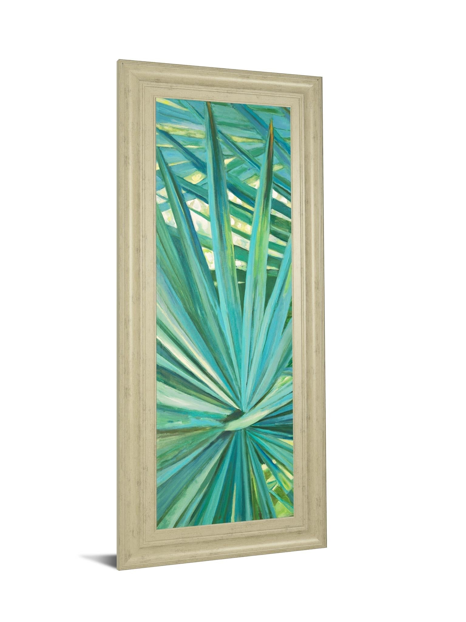 Fan Palm I By Suzanne Wilkins 18X42 Framed Print