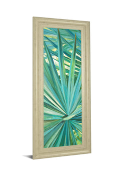 Fan Palm I By Suzanne Wilkins 18X42 Framed Print