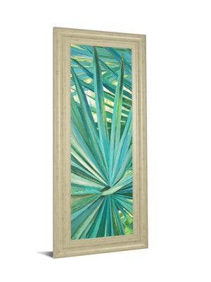 Fan Palm I By Suzanne Wilkins 18X42 Framed Print