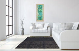 Fan Palm I By Suzanne Wilkins 18X42 Framed Print