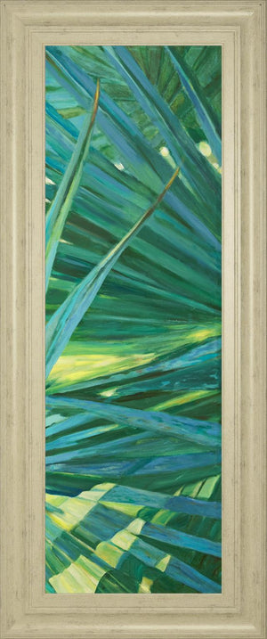 Fan Palm Ii By Suzanne Wilkins 18X42 Framed Print