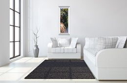 Mirrored Frame Wild Palm Ii By Suzanne Wilkins 18X42 Mirror Frame Print