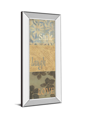 Mirrored Frame Uplift Ii By Vision Studio 18X42 Mirror Frame Print