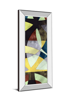 Mirrored Frame Elliptic Path I By James Burghardt 18X42 Mirror Frame Print