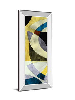 Mirrored Frame Elliptic Path Iii By James Burghardt 18X42 Mirror Frame Print
