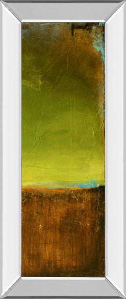 Mirrored Frame Antigua Bay Ii By Erin Ashley 18X42 Mirror Frame Print