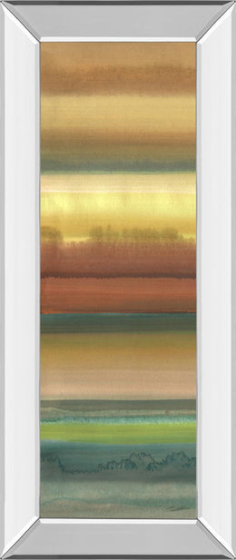 Mirrored Frame Ambient Sky I By John Butler 18X42 Mirror Frame Print