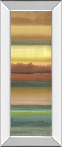 Mirrored Frame Ambient Sky Ii By John Butler 18X42 Mirror Frame Print