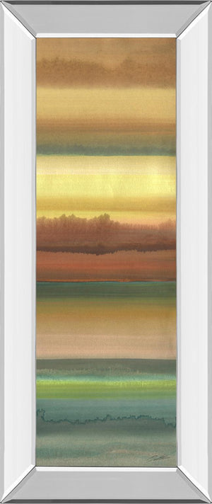 Mirrored Frame Ambient Sky Ii By John Butler 18X42 Mirror Frame Print
