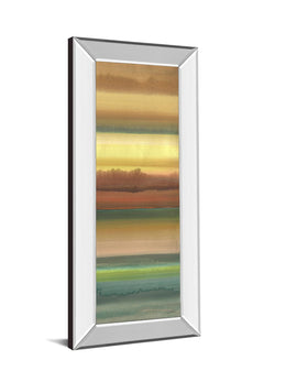 Mirrored Frame Ambient Sky Ii By John Butler 18X42 Mirror Frame Print