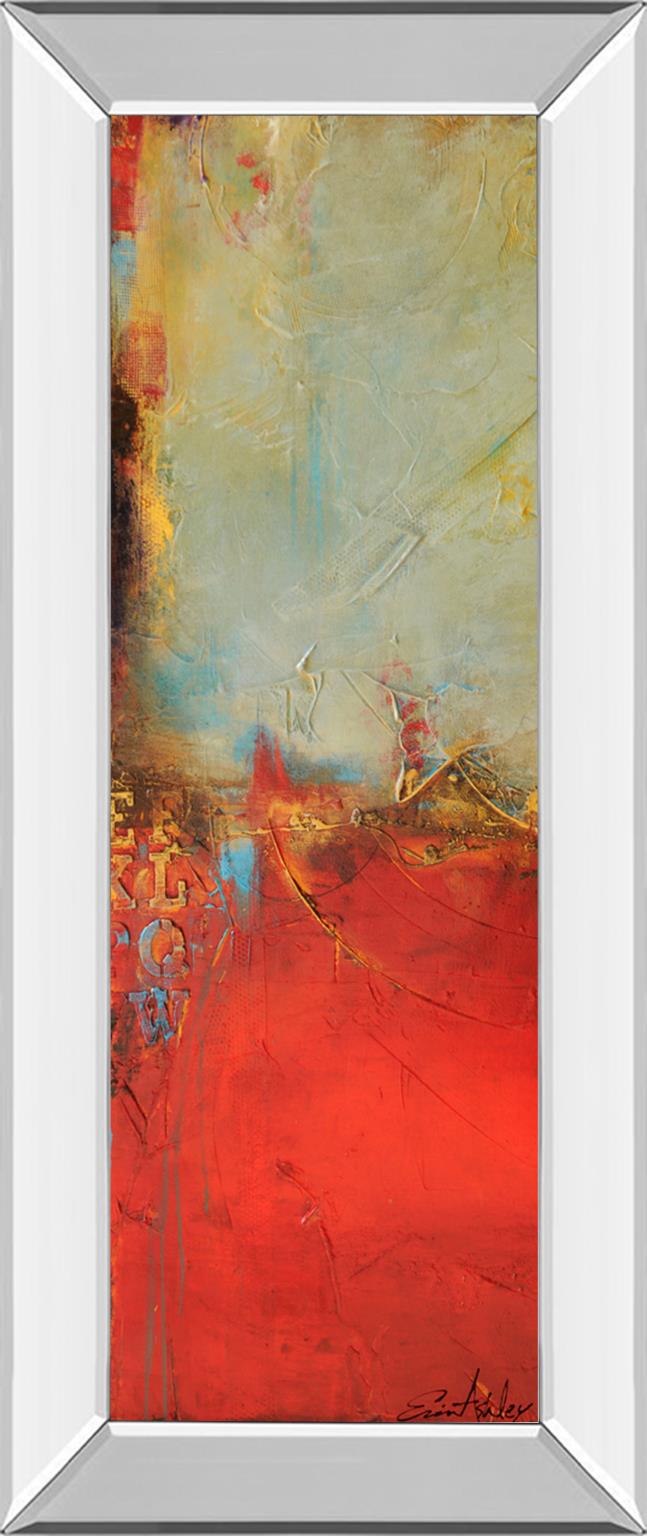 Mirrored Frame Chicago St. Rush I By Erin Ashley 18X42 Mirror Frame Print