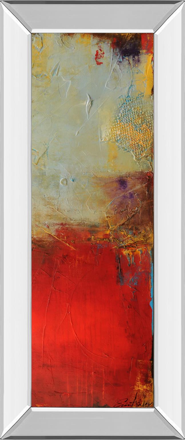 Mirrored Frame Chicago St. Rush Ii By Erin Ashley 18X42 Mirror Frame Print