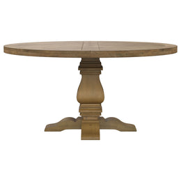 Florence  Round Dining Table Set Rustic Honey