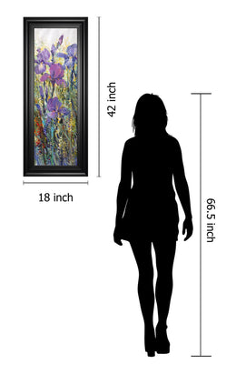 Iris Field I By Tim Otoole 18X42 Framed Print