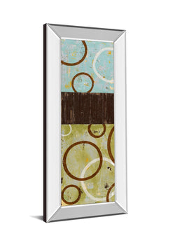 Mirrored Frame Sun Flower I By Natalie Avondet 18X42 Mirror Frame Print