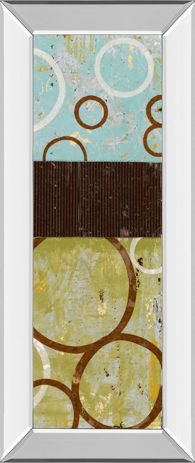 Mirrored Frame Sun Flower Ii By Natalie Avondet 18X42 Mirror Frame Print