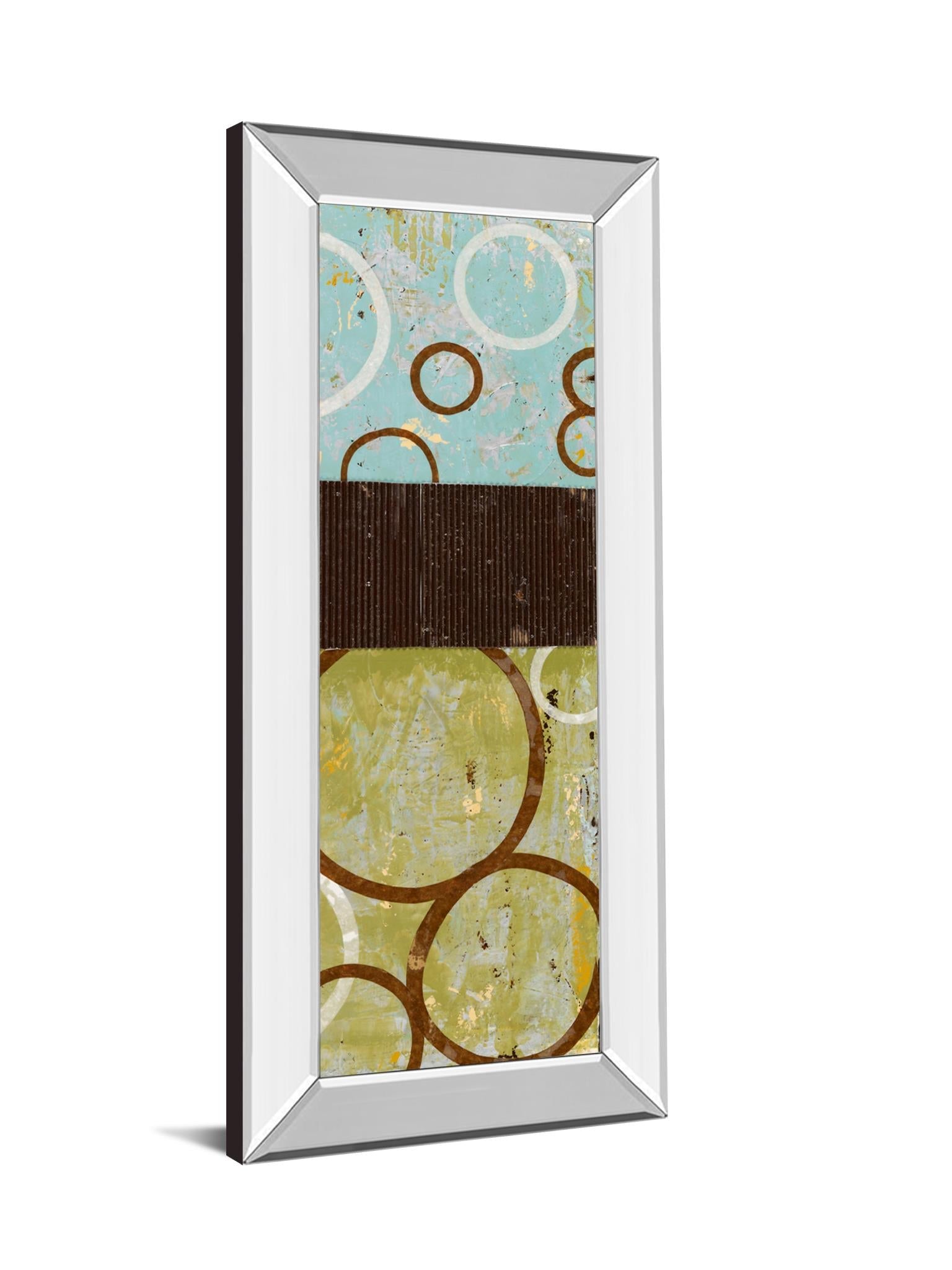 Mirrored Frame Sun Flower Ii By Natalie Avondet 18X42 Mirror Frame Print