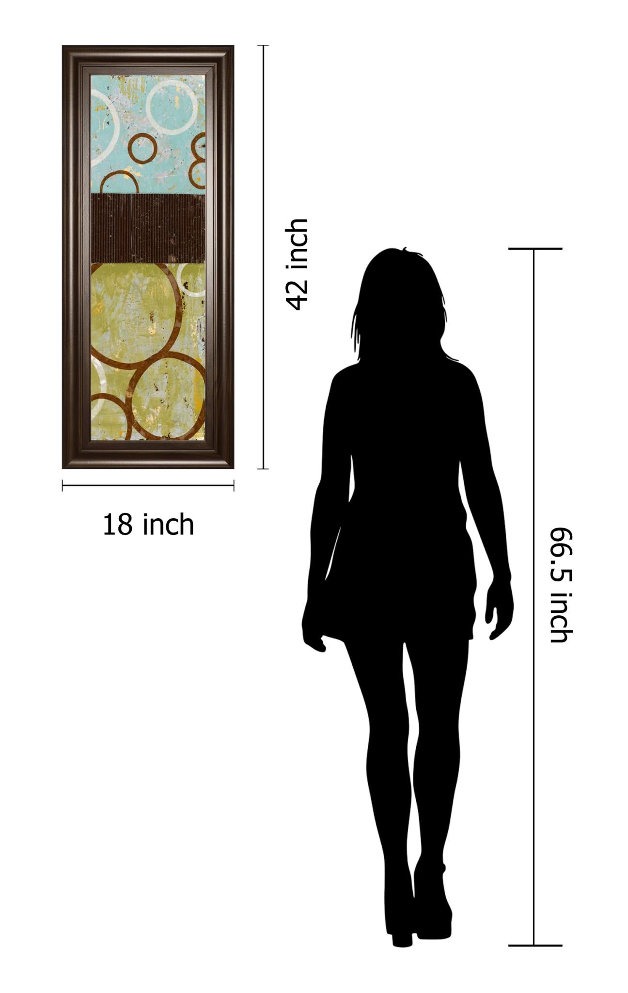 Sun Flower Ii By Natalie Avondet 18X42 Framed Print