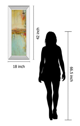 Mirrored Frame Eastside Story Ii By Erin Ashley 18X42 Mirror Frame Print